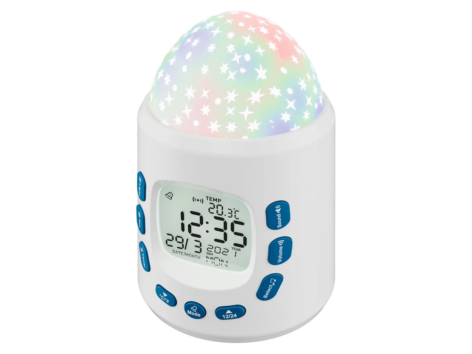 AURIOL® Wecker Mit Sternenprojektion, Mit 10 Melodien 4 AURIOL® Wecker Mit Sternenprojektion, Mit 10 Melodien – Bild 4