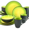 Creatable HOT GREEN, Geschirrset Kombiservice 16 Teilig