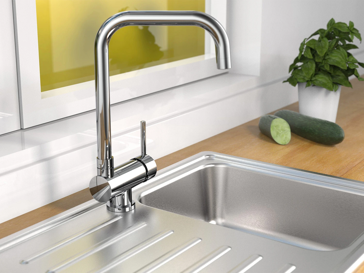 Eisl Küchenarmatur »FLEXO«, Wasserhahn Küche Für Unterfenster-Montage 2 Eisl Küchenarmatur »FLEXO«, Wasserhahn Küche Für Unterfenster-Montage – Bild 2