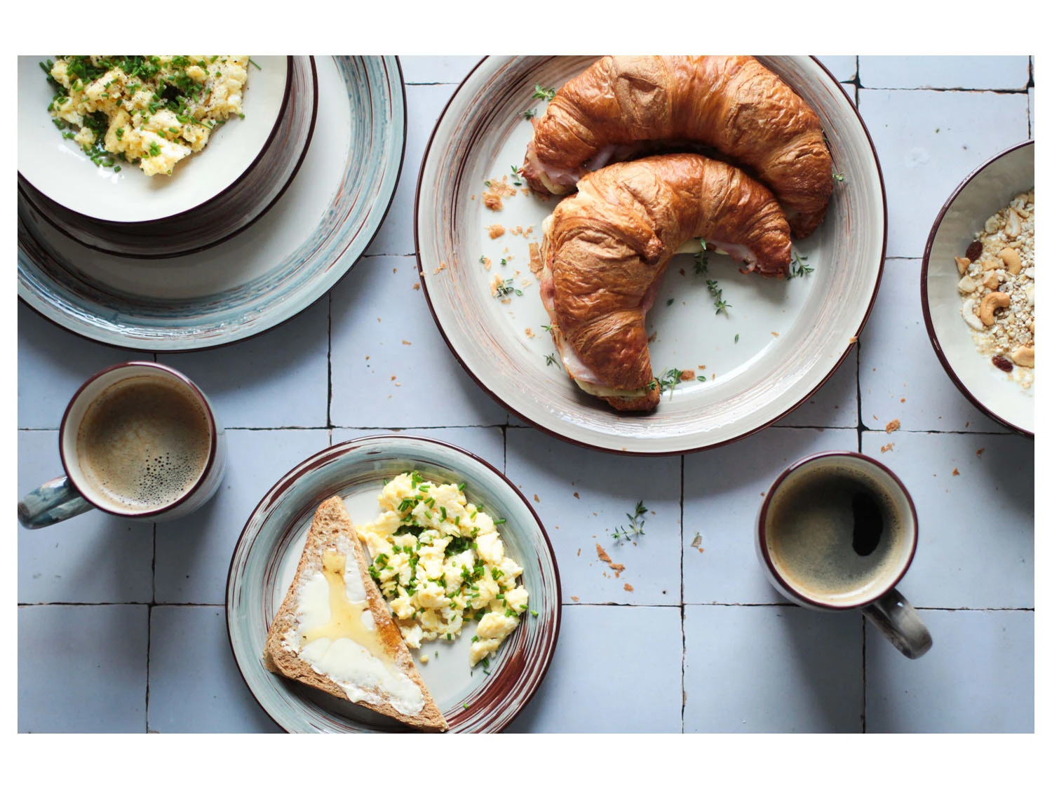 MÄSER Geschirr-Set »Duole«, Braun/blau, 16-teilig 6 MÄSER Geschirr-Set »Duole«, Braun/blau, 16-teilig – Bild 6