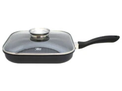 ELO Grillpfanne »Alucast«, Mit Glasdeckel, 28 X 28 Cm