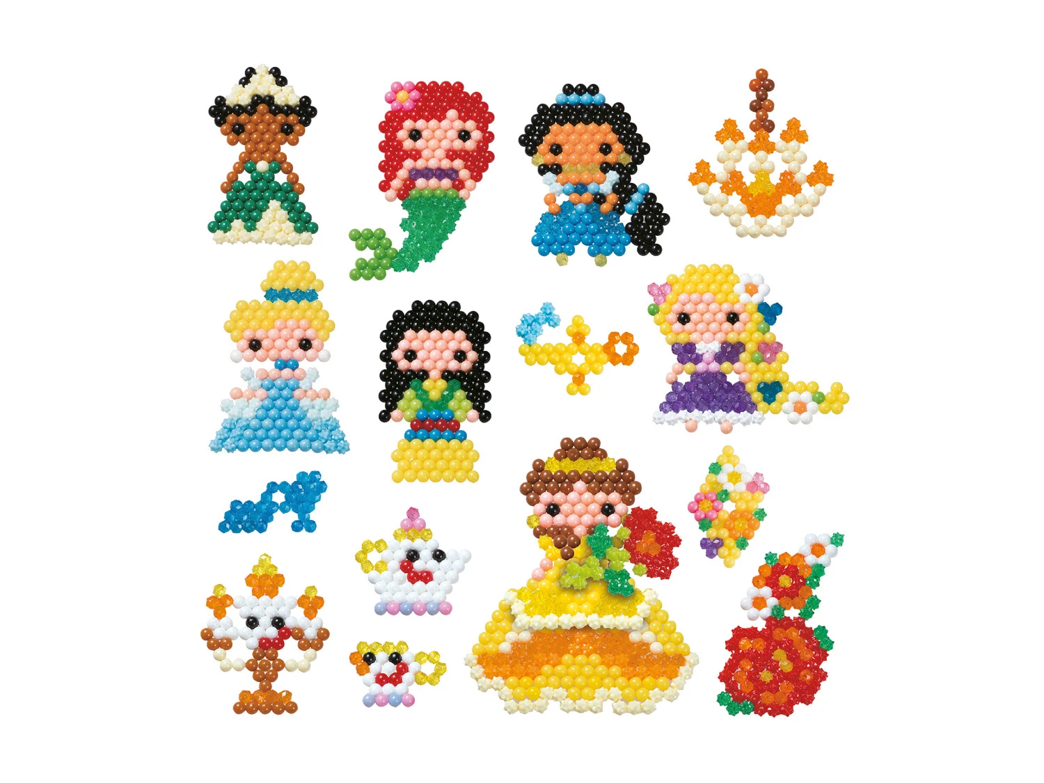 Aquabeads Kreativwürfel »Disney Prinzessinnen«, Mit über 2500 Bastelperlen 2 Aquabeads Kreativwürfel »Disney Prinzessinnen«, Mit über 2500 Bastelperlen – Bild 2