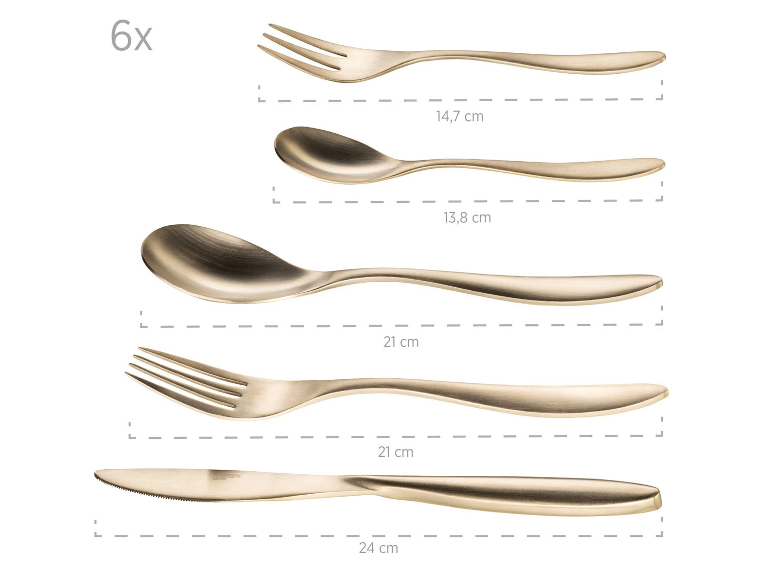 MÄSER Besteckgarnitur »Isabella«, 30-teilig 6 MÄSER Besteckgarnitur »Isabella«, 30-teilig – Bild 6
