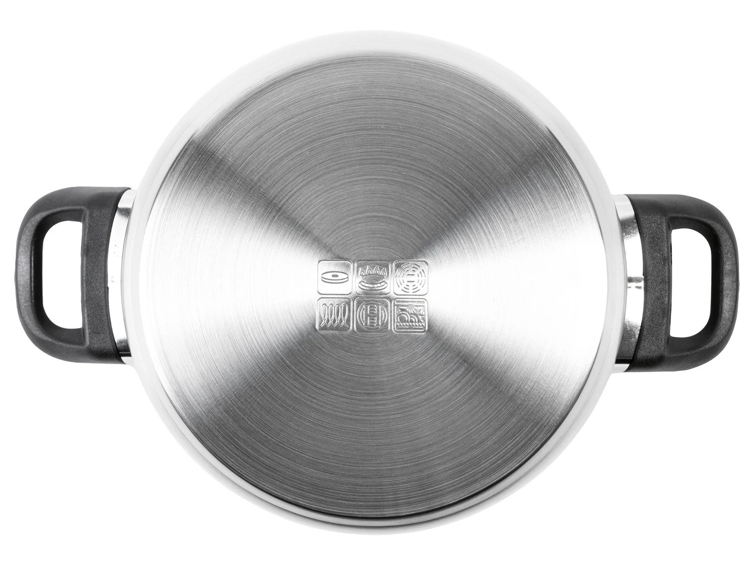 ERNESTO® Edelstahl-Topf-Set, 3-teilig, Mit Glasdeckel 4 ERNESTO® Edelstahl-Topf-Set, 3-teilig, Mit Glasdeckel – Bild 4