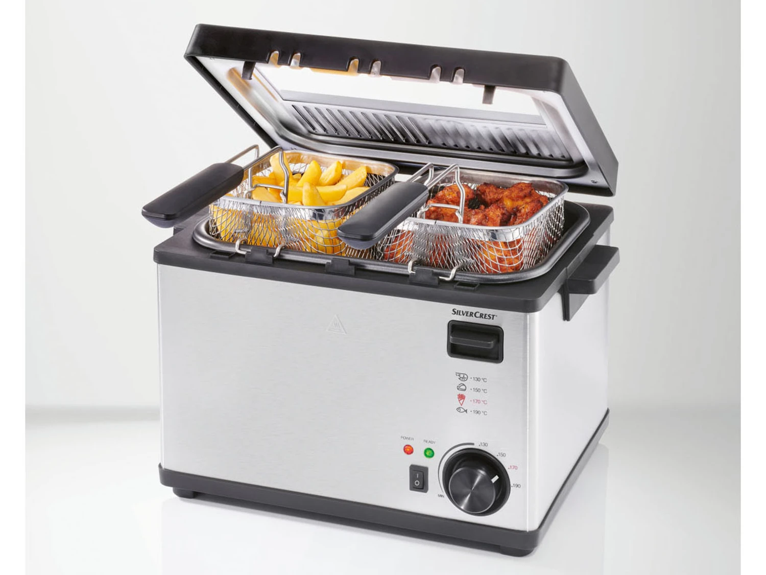 SILVERCREST® KITCHEN TOOLS Fritteuse »EDS SEF3 2000 C4«, Mit 3 Körben 7 SILVERCREST® KITCHEN TOOLS Fritteuse »EDS SEF3 2000 C4«, Mit 3 Körben – Bild 7