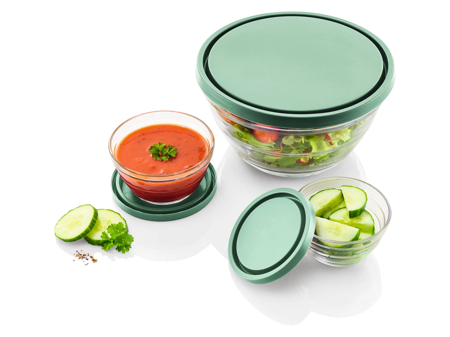 ERNESTO® Glasschüsselset, 5-teilig 5 ERNESTO® Glasschüsselset, 5-teilig – Bild 5