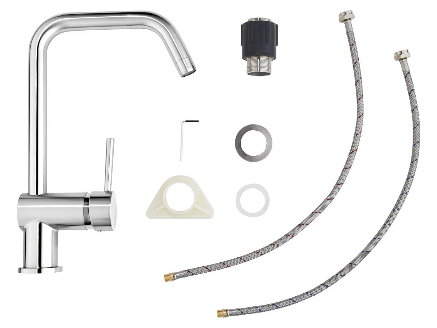 LIVARNO Home Einhebel-Spültischarmatur, 40-mm-Kartusche, Mit Temperaturbegrenzer 4 LIVARNO Home Einhebel-Spültischarmatur, 40-mm-Kartusche, Mit Temperaturbegrenzer – Bild 4