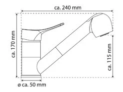 Eisl Küchenarmatur »VERONA«, Ausziehbar 8 Eisl Küchenarmatur »VERONA«, Ausziehbar -Kuchenwelt Verkauf gcp8fe6715187234e4f8052393232aca9e5