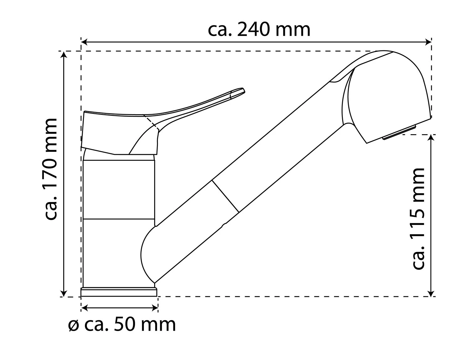 Eisl Küchenarmatur »VERONA«, Ausziehbar 4 Eisl Küchenarmatur »VERONA«, Ausziehbar – Bild 4