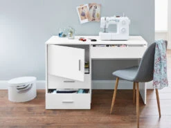 LIVARNO Home Nähmaschinentisch Mit Schubladen, Weiß -Kuchenwelt Verkauf gcp92be19e66d1e4b5cbbc95fc8525e4cbb