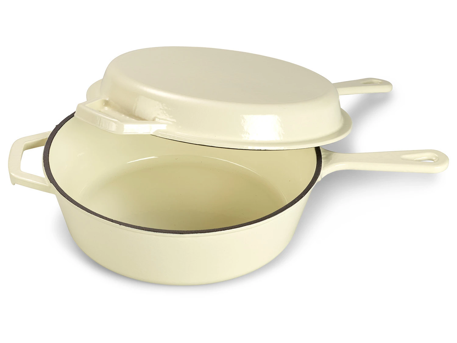 ECHTWERK 2 In 1 Set - Topf Und Pfanne Gusseisen 5 ECHTWERK 2 In 1 Set - Topf Und Pfanne Gusseisen – Bild 5