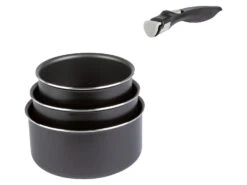 ERNESTO® Topfset / Pfannenset, 3 Stück