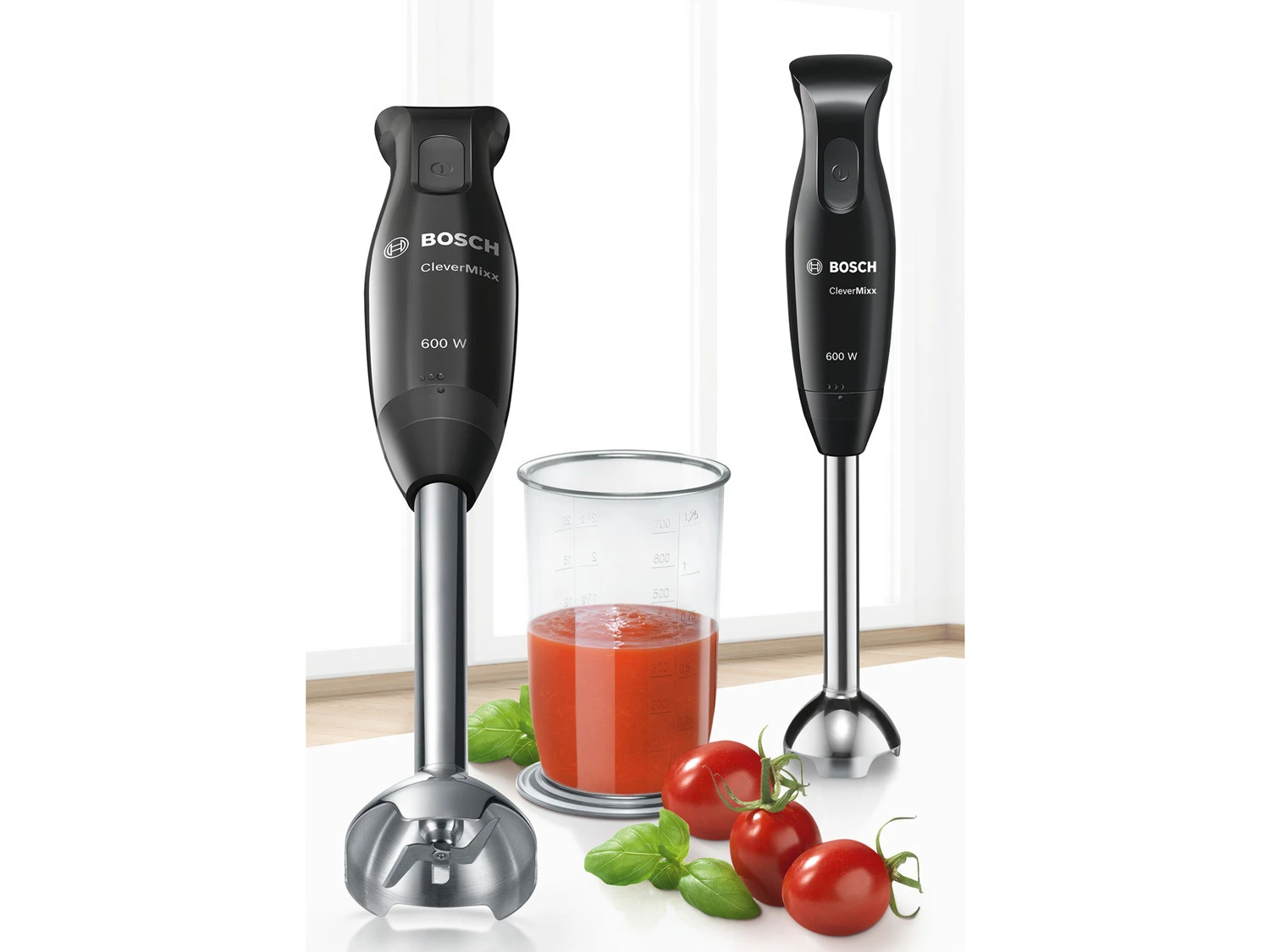 BOSCH Stabmixer, CleverMixx, 600 W, Schwarz MSM2610B 2 BOSCH Stabmixer, CleverMixx, 600 W, Schwarz MSM2610B – Bild 2