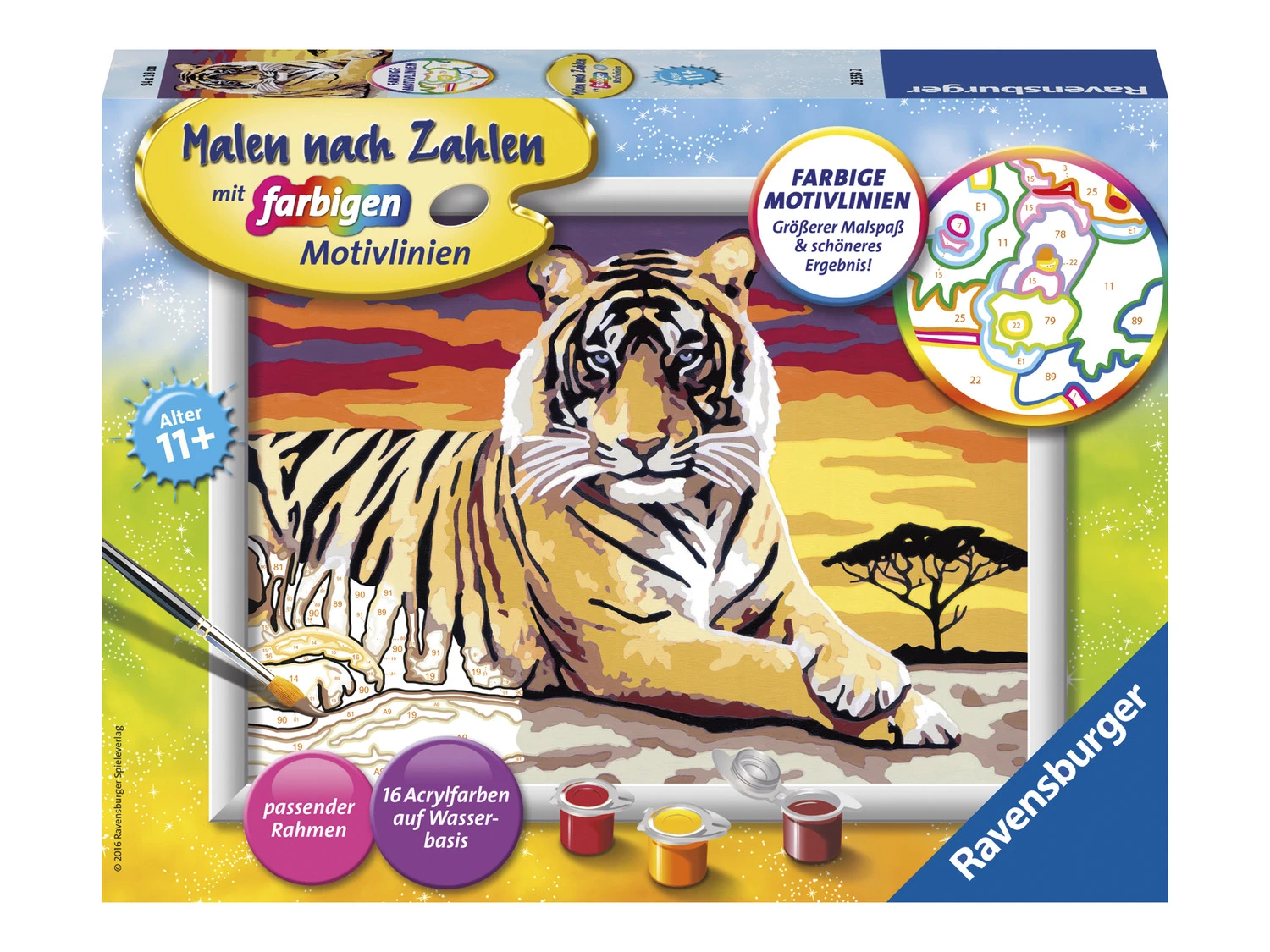 Ravensburger Malen Nach Zahlen »Majestätischer Tiger« 1 Ravensburger Malen Nach Zahlen »Majestätischer Tiger«