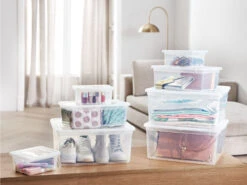 LIVARNO Home Klarsichtboxen-Set, Mit Wendedeckel, 8-teilig 9 LIVARNO Home Klarsichtboxen-Set, Mit Wendedeckel, 8-teilig -Kuchenwelt Verkauf gcpad5a0cbe6f334951a86999e7c4544a11