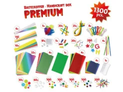 LENA Kinder Bastelkoffer Premium, 1300 Teile -Kuchenwelt Verkauf gcpaf02e10cad7340438e3e083048457fff