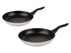 ERNESTO® Pfannen-Set 2-tlg., Ø 24 & 28 Cm, Beschichtet