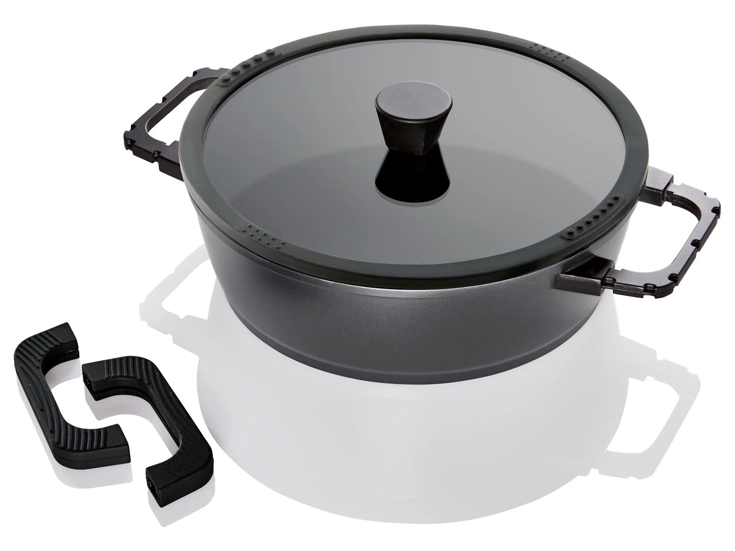 ERNESTO® Servierpfanne, Ø 28 Cm, Mit Glasdeckel 2 ERNESTO® Servierpfanne, Ø 28 Cm, Mit Glasdeckel – Bild 2