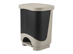 Duo-Mülleimer PreZero, 2x 10,5 L, Mit Fußhebel