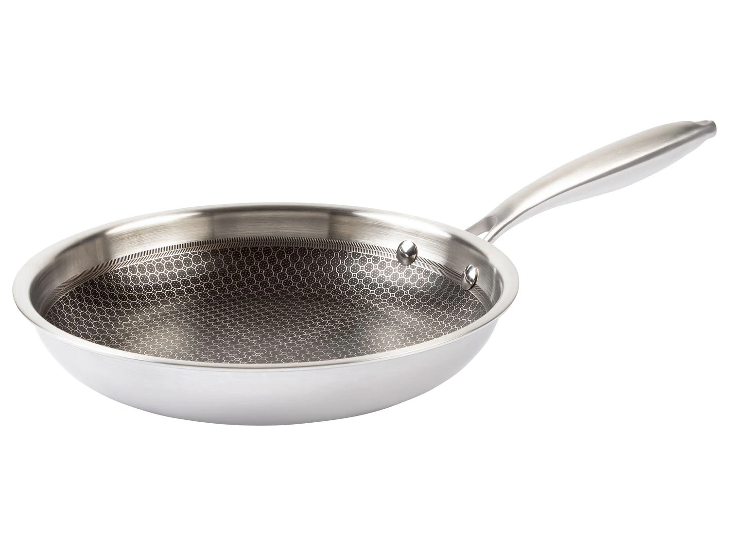 GSW Pfanne Tri-Ply 24cm, Mit Wabenbodenstruktur 1 GSW Pfanne Tri-Ply 24cm, Mit Wabenbodenstruktur