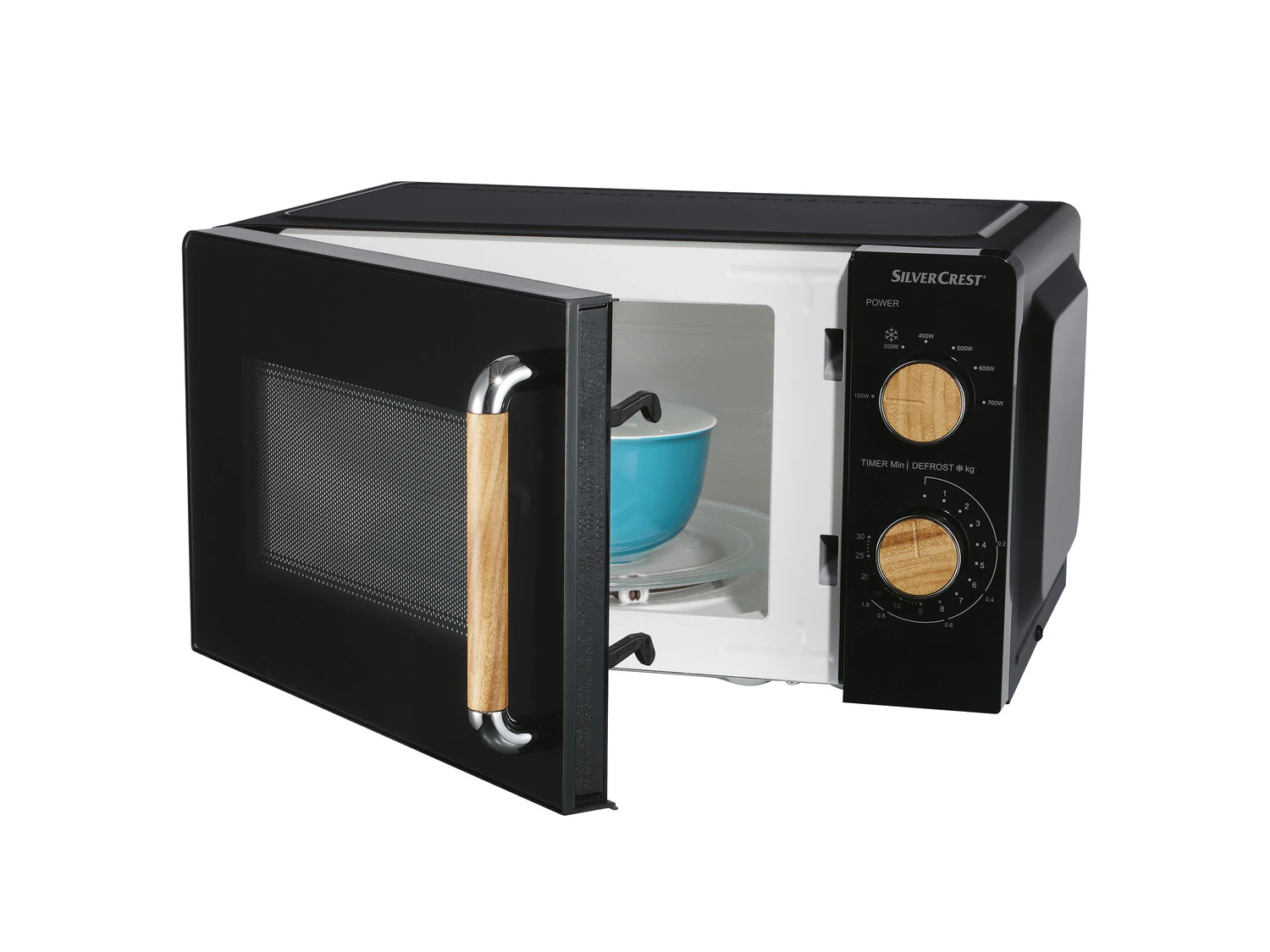 SILVERCREST® KITCHEN TOOLS Mikrowelle Analog »SMWH 700 B1«, 700 Watt 4 SILVERCREST® KITCHEN TOOLS Mikrowelle Analog »SMWH 700 B1«, 700 Watt – Bild 4