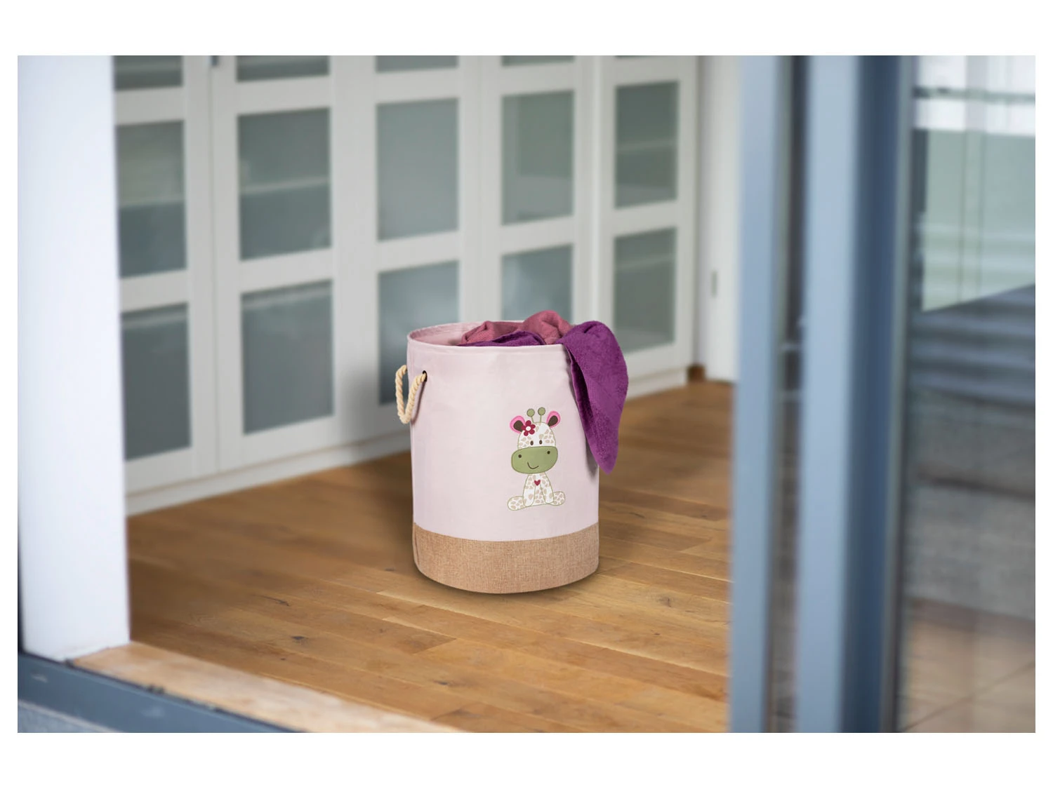 Wenko Wäschesammler »Kids«, Mit Giraffen-Motiv, Zwei Henkel 3 Wenko Wäschesammler »Kids«, Mit Giraffen-Motiv, Zwei Henkel – Bild 3