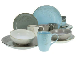 Creatable NATURE COLLECTION Skandinavien, Geschirrset Kombiservice 16 Teilig