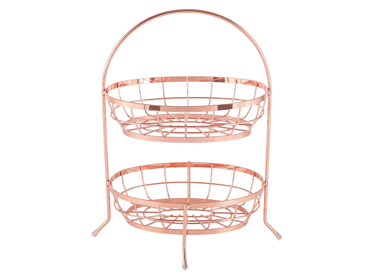 ECHTWERK Obstkorb Aus Eisen, 2-Stöckig 4 ECHTWERK Obstkorb Aus Eisen, 2-Stöckig – Bild 4