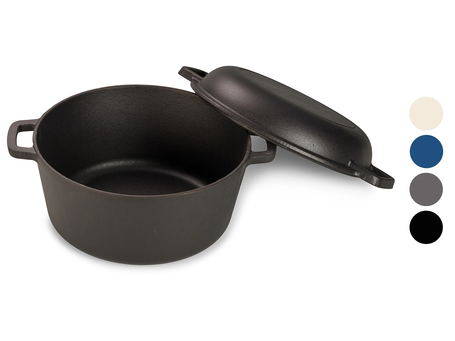 ECHTWERK 2 In 1 Set - Kochtopf Und Deckel Gusseisen 1 ECHTWERK 2 In 1 Set - Kochtopf Und Deckel Gusseisen