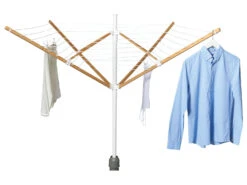 AquaPur Wäschespinne, Mit Tragearmen Aus Bambus, Höheneinstellbar 9 AquaPur Wäschespinne, Mit Tragearmen Aus Bambus, Höheneinstellbar -Kuchenwelt Verkauf gcpc50561810d954474887e8920af94128b