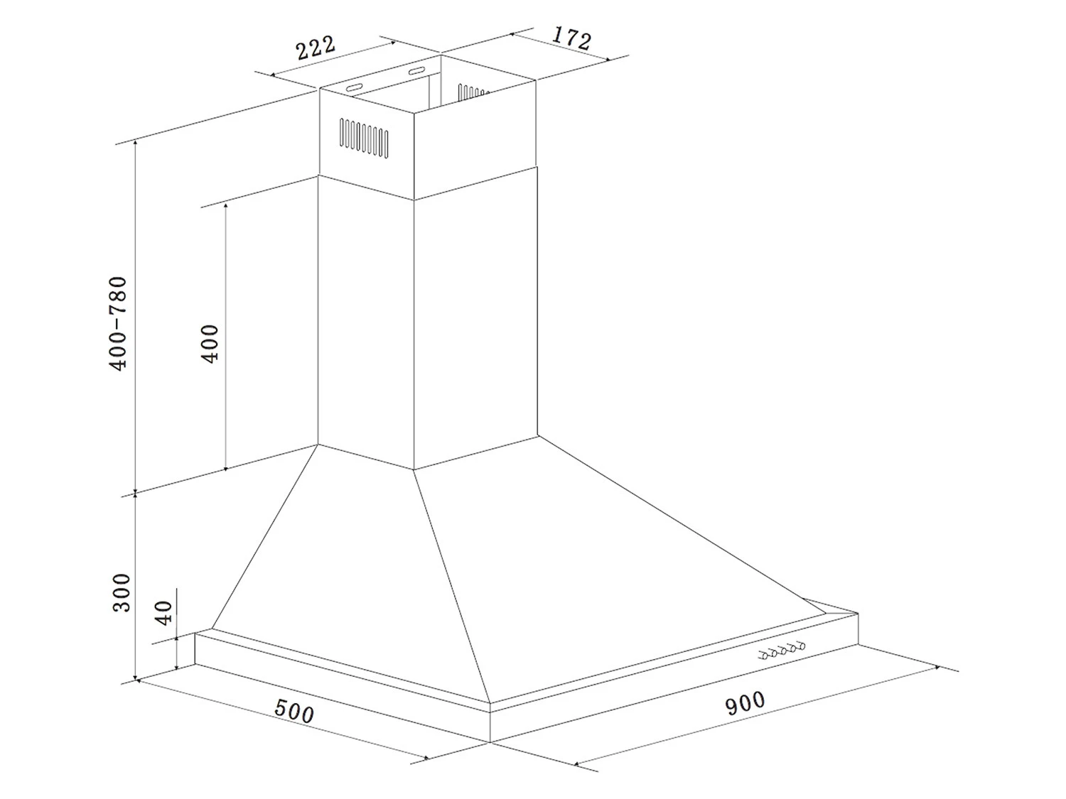 Respekta Kaminhaube »CH44068-90IXA« 8 Respekta Kaminhaube »CH44068-90IXA« – Bild 8
