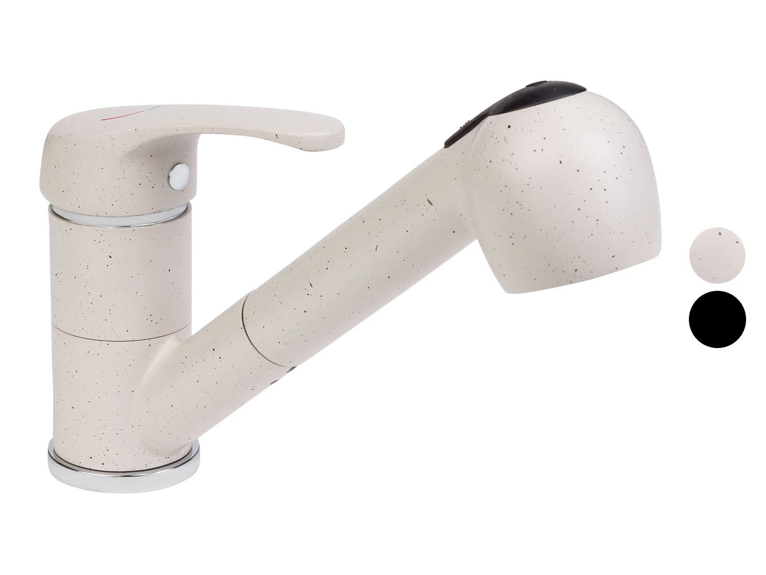 LIVARNO Home Einhebelmischer, Mit Ausziehbarer Brause, Granit 1 LIVARNO Home Einhebelmischer, Mit Ausziehbarer Brause, Granit