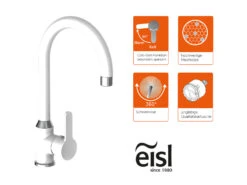 Eisl Küchenarmatur »DIZIANI«, Weiß/chrom -Kuchenwelt Verkauf gcpd299a6847cd648b6858c883125d91343
