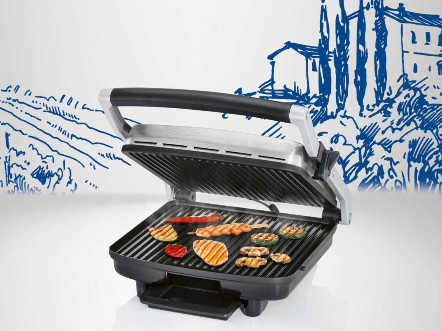 SILVERCREST® KITCHEN TOOLS Panini Maker »SPM 2000 D2«, 1850–2200 W 7 SILVERCREST® KITCHEN TOOLS Panini Maker »SPM 2000 D2«, 1850–2200 W – Bild 7