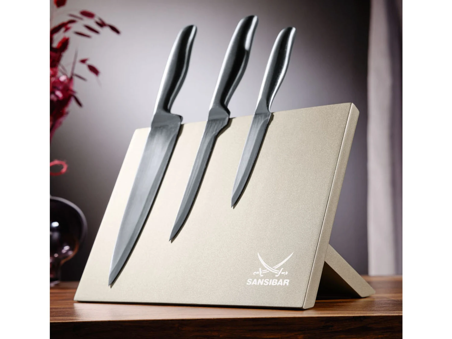 Sansibar Magnetischer Messerblock Mit Antirutschfüßen 6 Sansibar Magnetischer Messerblock Mit Antirutschfüßen – Bild 6