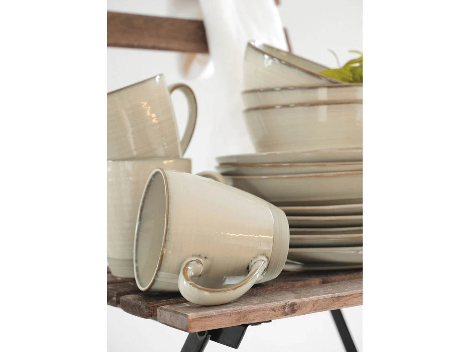 MÄSER Frühstücks-Set-Serie »Nottingham«, 12-teilig, Beige 4 MÄSER Frühstücks-Set-Serie »Nottingham«, 12-teilig, Beige – Bild 4