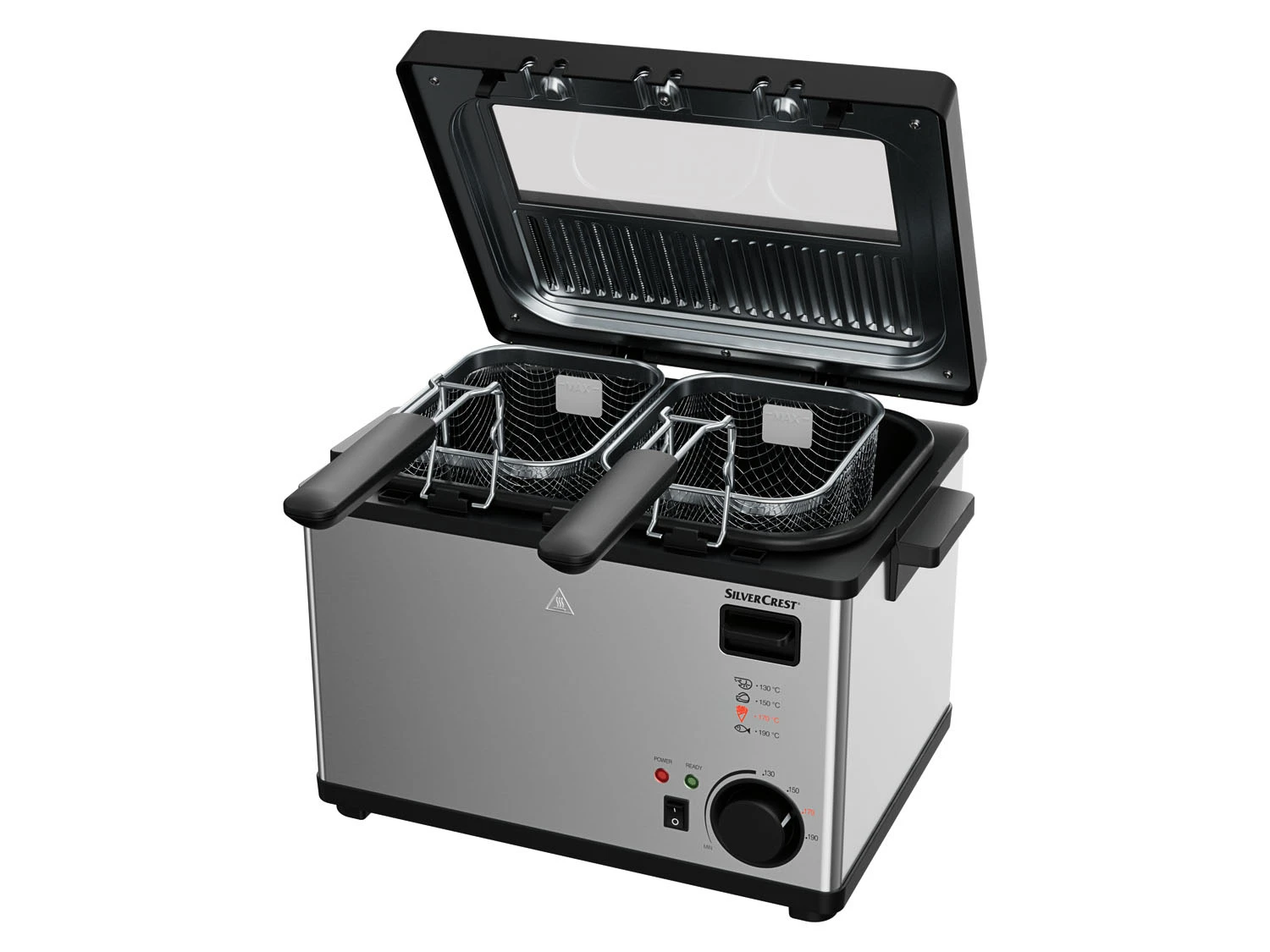 SILVERCREST® KITCHEN TOOLS Fritteuse »EDS SEF3 2000 C4«, Mit 3 Körben 1 SILVERCREST® KITCHEN TOOLS Fritteuse »EDS SEF3 2000 C4«, Mit 3 Körben