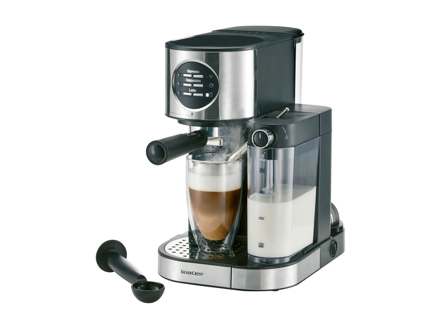 SILVERCREST® KITCHEN TOOLS Espressomaschine Mit Milchaufschäumer »SEMM 1470 A2« 1 SILVERCREST® KITCHEN TOOLS Espressomaschine Mit Milchaufschäumer »SEMM 1470 A2«
