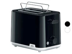BRAUN Toaster »HT1010WH«, Aufwärm- Und Auftaufunktionen
