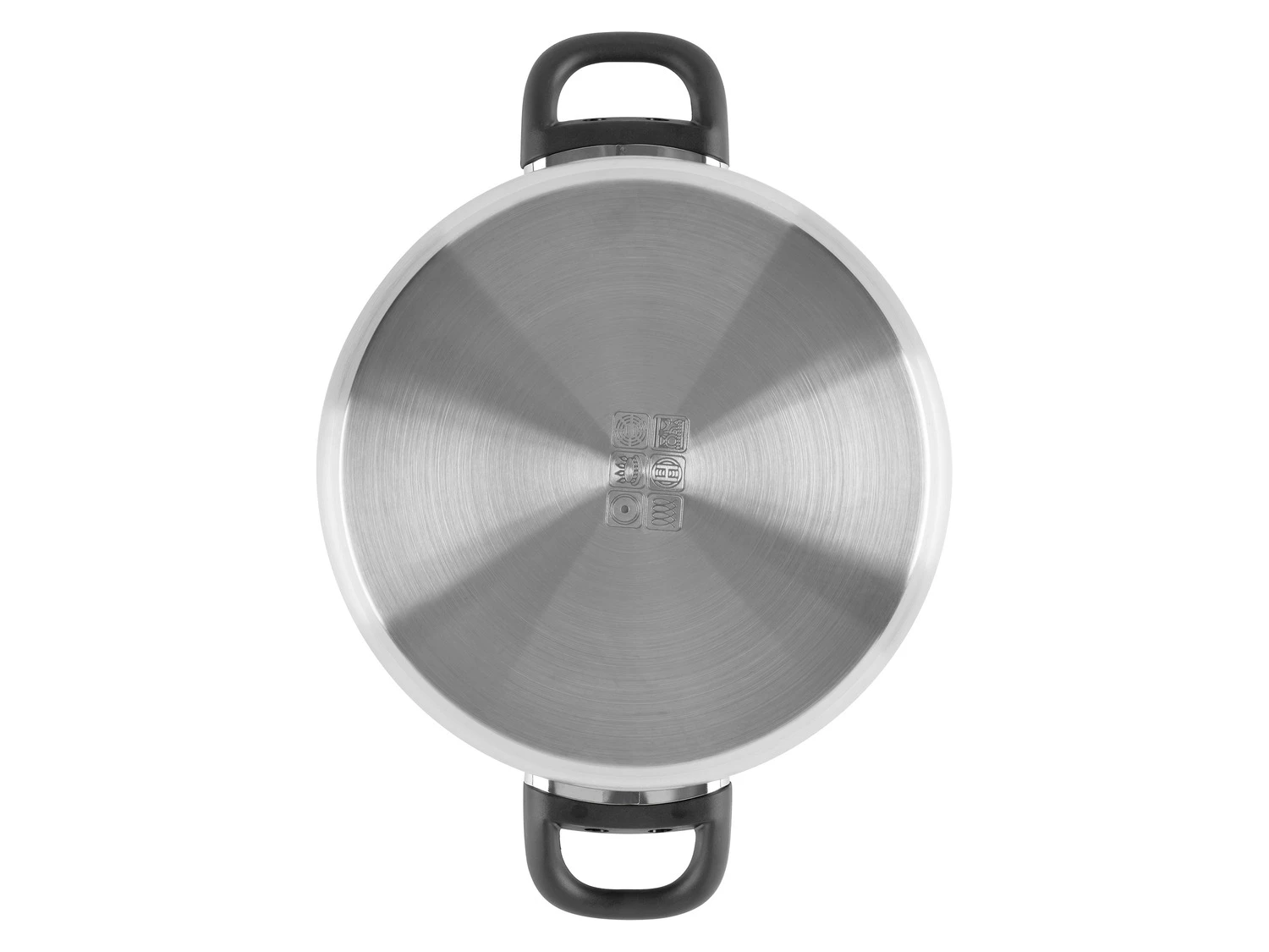 ERNESTO® Edelstahl-Topf, Mit Glasdeckel, Ø 24 Cm 2 ERNESTO® Edelstahl-Topf, Mit Glasdeckel, Ø 24 Cm – Bild 2