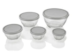 ERNESTO® Glasschüssel-Set, 5 Stück -Kuchenwelt Verkauf gcpe59617ec0a2e44809ed505e673871f1f