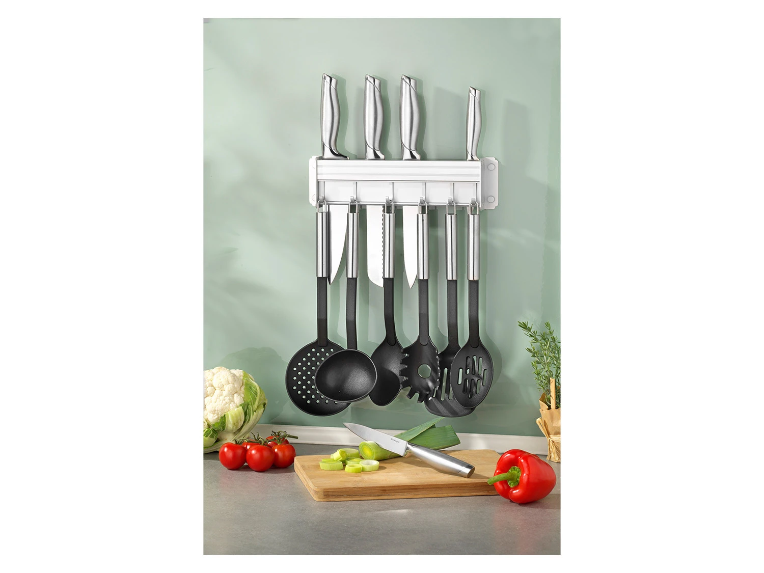 Esmeyer Küchenhelferset 12tlg. Mit Wandhalterung 4 Esmeyer Küchenhelferset 12tlg. Mit Wandhalterung – Bild 4