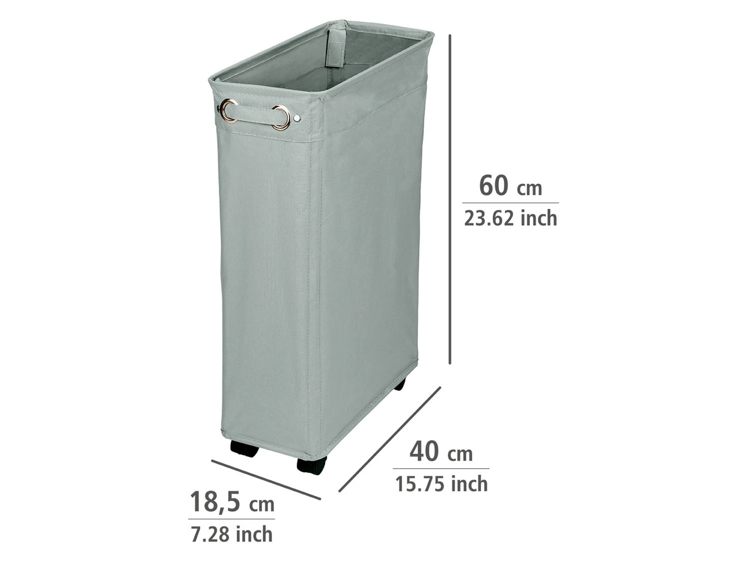 Wenko Wäschesammler »Corno«, Mit 4 Rollen 9 Wenko Wäschesammler »Corno«, Mit 4 Rollen – Bild 9