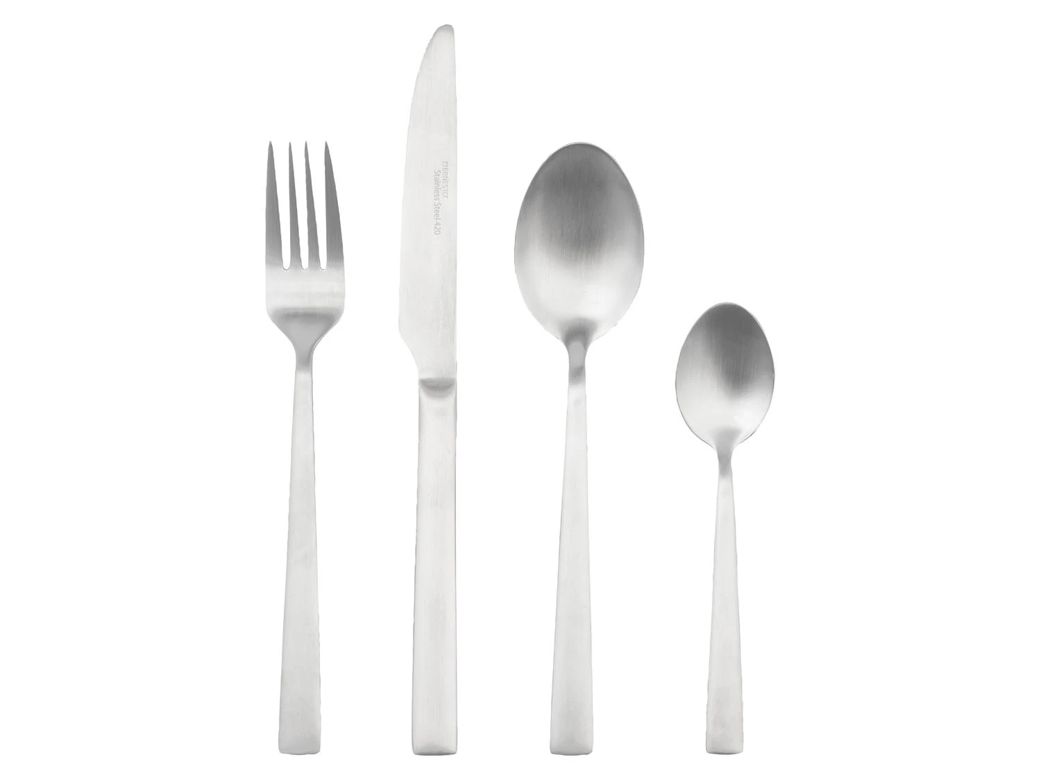 ERNESTO® Tafelbesteck, 24-teilig, Aus Rostfreiem Edelstahl 2 ERNESTO® Tafelbesteck, 24-teilig, Aus Rostfreiem Edelstahl – Bild 2