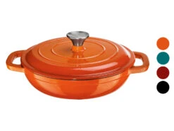 ERNESTO® Gusseisen-Servierpfanne Ø 25 Cm