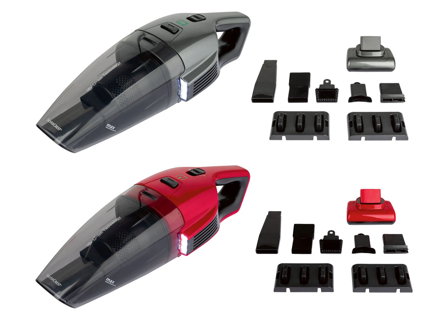 SILVERCREST® Akku-Handstaubsauger, 2 Geschwindigkeitsstufen 1 SILVERCREST® Akku-Handstaubsauger, 2 Geschwindigkeitsstufen