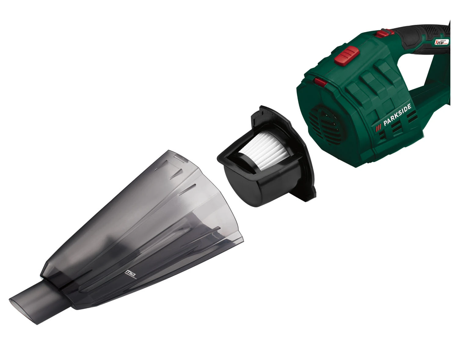 PARKSIDE® 20 V Akku-Handstaubsauger »PHSSA 20-Li C1«, Set Mit Bodendüsen, Akku Und Ladegerät 6 PARKSIDE® 20 V Akku-Handstaubsauger »PHSSA 20-Li C1«, Set Mit Bodendüsen, Akku Und Ladegerät – Bild 6