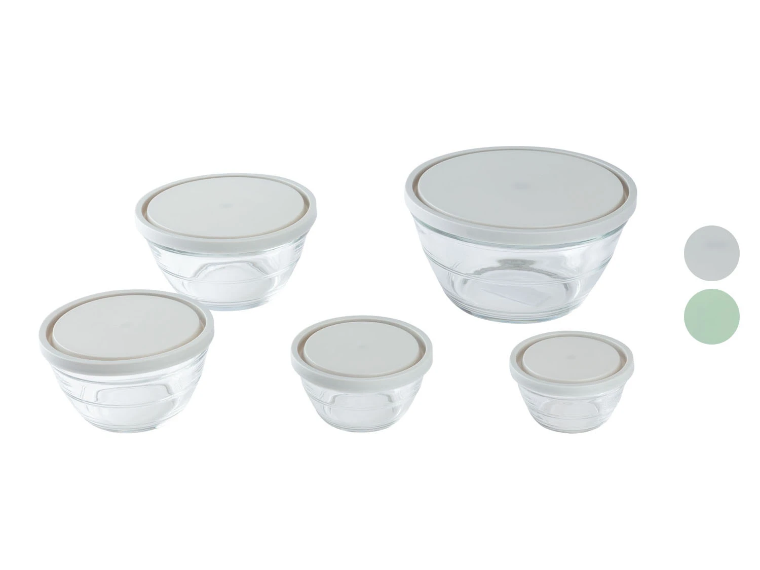 ERNESTO® Glasschüsselset, 5-teilig 1 ERNESTO® Glasschüsselset, 5-teilig