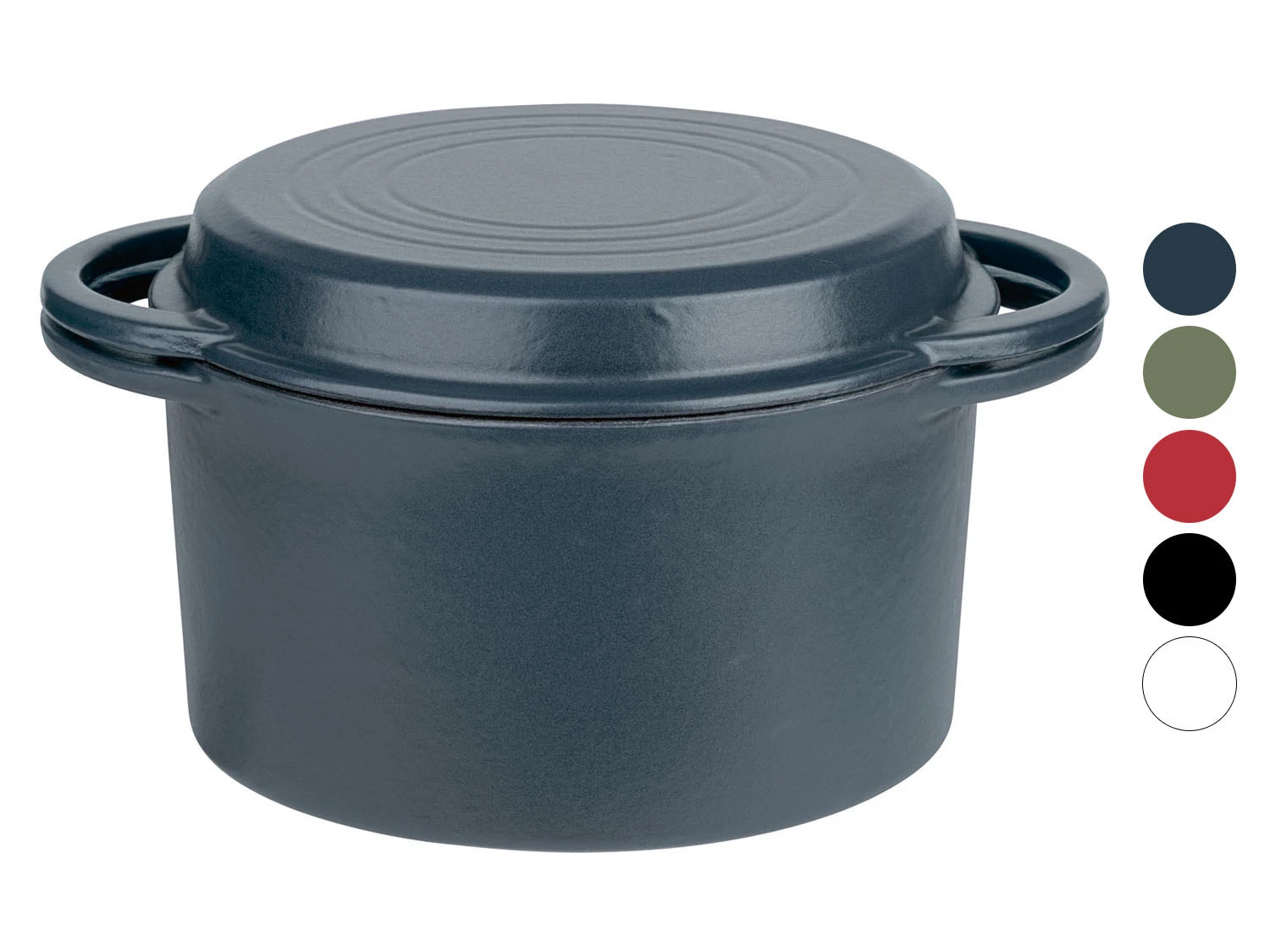 GSW Gusseisen Kochtopf, 2-in-1, Ø 21 Cm 1 GSW Gusseisen Kochtopf, 2-in-1, Ø 21 Cm